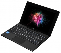 Планшет Digma EVE 10 A203T 4G Atom Z8350 (1.44) 4C/RAM2Gb/ROM64Gb 10.1 IPS 1920x1200/3G/Windows 10/черный/2Mpix/2Mpix/BT/WiFi/Touch/microSD 128Gb/m