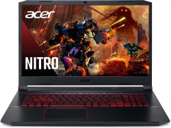 Ноутбук Acer Nitro 5 AN517-52-784G Core i7 10750H/8Gb/1Tb/SSD256Gb/NVIDIA GeForce RTX 3060 6Gb/17.3/IPS/FHD 1920x1080/Windows 10/black/WiFi/BT/Cam