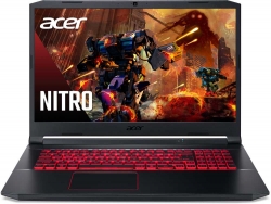 Ноутбук Acer Nitro 5 AN517-52-784G Core i7 10750H/8Gb/1Tb/SSD256Gb/NVIDIA GeForce RTX 3060 6Gb/17.3/IPS/FHD 1920x1080/Windows 10/black/WiFi/BT/Cam