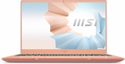 Ноутбук MSI Modern 14 B11SB-284RU Core i7 1165G7/16Gb/SSD512Gb/NVIDIA GeForce MX450 2Gb/14/IPS/FHD 1920x1080/Windows 10/rose gold/WiFi/BT/Cam