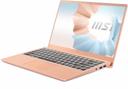 Ноутбук MSI Modern 14 B11SB-284RU Core i7 1165G7/16Gb/SSD512Gb/NVIDIA GeForce MX450 2Gb/14/IPS/FHD 1920x1080/Windows 10/rose gold/WiFi/BT/Cam