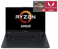 Ноутбук Lenovo Legion 5 17ACH6 Ryzen 5 5600H/8Gb/SSD512Gb/NVIDIA GeForce RTX 3050 4Gb/17.3/FHD 1920x1080/noOS/dk.blue/WiFi/BT/Cam