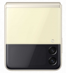 Смартфон Samsung SM-F711B Galaxy Z Flip3 128Gb 8Gb бежевый раскладной 3G 4G 2Sim 6.7 1080x2640 Android 11 12Mpix 802.11 a/b/g/n/ac NFC GPS GSM900/1