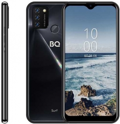 Смартфон BQ 6631G Surf 16Gb 2Gb черный моноблок 3G 2Sim 6.53 720x1560 Android 10.0 GO 8Mpix 802.11 b/g/n GPS GSM900/1800 GSM1900 TouchSc A-GPS micr
