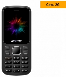 Мобильный телефон Digma A172 Linx черный моноблок 1.77 128x160 GSM900/1800