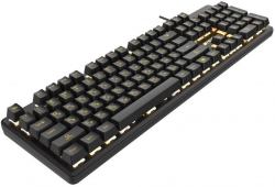 Клавиатура Hiper CRUSIDER механическая черный USB for gamer LED