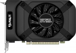 Видеокарта Palit PCI-E PA-GTX1050Ti StormX 4G NVIDIA GeForce GTX 1050TI 4096Mb 128 GDDR5 1290/7000 DVIx1/HDMIx1/DPx1/HDCP Bulk