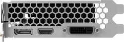 Видеокарта Palit PCI-E PA-GTX1050Ti StormX 4G NVIDIA GeForce GTX 1050TI 4096Mb 128 GDDR5 1290/7000 DVIx1/HDMIx1/DPx1/HDCP Bulk