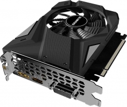 Видеокарта Gigabyte PCI-E GV-N1656D6-4GD NVIDIA GeForce GTX 1650 4096Mb 128 GDDR6 1590/12000 DVIx1/HDMIx1/DPx1/HDCP Ret low profile