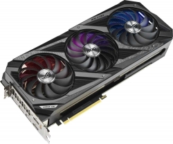 Видеокарта Asus PCI-E 4.0 ROG-STRIX-RTX3090-O24G-GAMING NVIDIA GeForce RTX 3090 24576Mb 384 GDDR6X 1860/19500/HDMIx2/DPx3/HDCP Ret