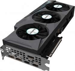 Видеокарта Gigabyte PCI-E 4.0 GV-N3080EAGLE-10GD 2.0 LHR NVIDIA GeForce RTX 3080 10240Mb 320 GDDR6X 1710/19000/HDMIx2/DPx3/HDCP Ret