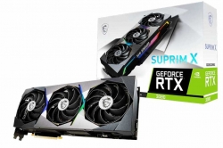 Видеокарта MSI PCI-E 4.0 RTX 3080 SUPRIM X 10G LHR NVIDIA GeForce RTX 3080 10240Mb 320 GDDR6X 1905/19000/HDMIx1/DPx3/HDCP Ret