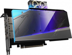 Видеокарта Gigabyte PCI-E 4.0 GV-N3080AORUSX WB-10GD 2.0 LHR NVIDIA GeForce RTX 3080 10240Mb 320 GDDR6X 1845/19000/HDMIx3/DPx3/HDCP Ret