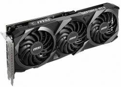 Видеокарта MSI PCI-E 4.0 RTX 3060 VENTUS 3X 12G NVIDIA GeForce RTX 3060 12288Mb 192 GDDR6 1680/15000/HDMIx1/DPx3/HDCP Ret