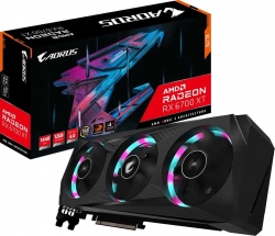 Видеокарта Gigabyte PCI-E 4.0 GV-R67XTAORUS E-12GD AMD Radeon RX 6700XT 12288Mb 192 GDDR6 2548/16000/HDMIx2/DPx2/HDCP Ret