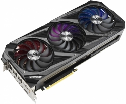 Видеокарта Asus PCI-E 4.0 ROG-STRIX-RTX3070TI-O8G-GAMING NVIDIA GeForce RTX 3070TI 8192Mb 256 GDDR6X 1845/19000/HDMIx2/DPx3/HDCP Ret
