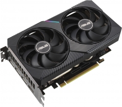 Видеокарта Asus DUAL-RTX3060TI-8G-MINI-V2 NVIDIA GeForce RTX 3060Ti 8192Mb 256 GDDR6 1665/14000 HDMIx1 DPx3 HDCP Ret