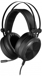 Наушники с микрофоном Оклик HS-L810G черный 2.2м мониторные оголовье SW-HG100