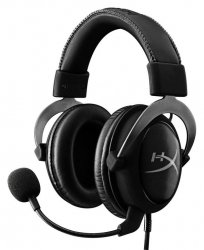 Наушники с микрофоном HyperX Cloud II черный/серый 1м мониторные оголовье KHX-HSCP-GM