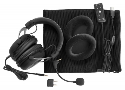 Наушники с микрофоном HyperX Cloud II черный/серый 1м мониторные оголовье KHX-HSCP-GM