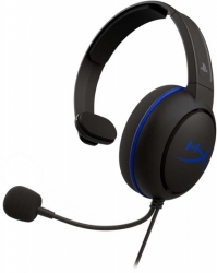 Наушники с микрофоном HyperX Cloud Chat PS4 черный 1.3м накладные оголовье HX-HSCCHS-BK/EM