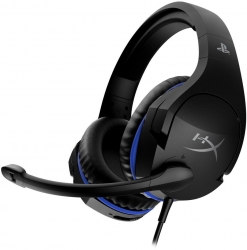 Наушники с микрофоном HyperX Cloud Stinger PS4 черный/синий 1.3м мониторные оголовье HX-HSCSS-BK/EM