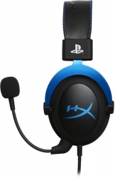 Наушники с микрофоном HyperX Cloud Blue for PS4 черный/голубой 1.3м накладные оголовье HX-HSCLS-BL/EM