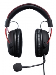 Наушники с микрофоном HyperX Cloud II черный/красный 1м мониторные оголовье KHX-HSCP-RD