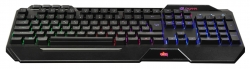 Клавиатура Оклик 719G черный USB Multimedia for gamer LED подставка для запястий