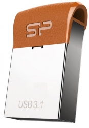 Флеш Диск Silicon Power 32Gb J35 SP032GBUF3J35V1E USB3.1 серебристый/коричневый