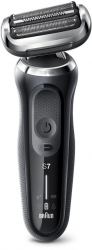 Бритва сетчатая Braun Series 7 70-N1000s реж.эл.:3 питан.:аккум. черный/синий