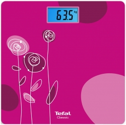 Весы напольные электронные Tefal PP1531V0 розовый/рисунок