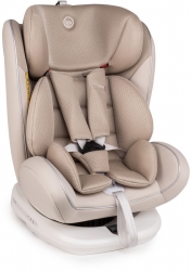 Автокресло детское Happy Baby Unix до 36 кг (1/2/3) Isofix бежевый/белый
