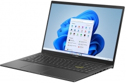 Ноутбук Asus K513EA-L11145T Core i3 1115G4 8Gb SSD256Gb Intel UHD Graphics 15.6 OLED FHD 1920x1080 Windows 10 black WiFi BT Cam