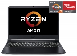 Ноутбук Acer Nitro 5 AN515-45-R2J4 Ryzen 7 5800H 8Gb SSD512Gb NVIDIA GeForce RTX 3060 6Gb 15.6 IPS FHD 1920x1080 Windows 10 black WiFi BT Cam