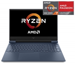 Ноутбук HP Victus 16-e0066ur Ryzen 7 5800H/16Gb/SSD1Tb/NVIDIA GeForce RTX 3060 6Gb/16.1/IPS/FHD 1920x1080/Windows 10/blue/WiFi/BT/Cam