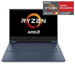 Ноутбук HP Victus 16-e0067ur Ryzen 5 5600H/16Gb/SSD1Tb/NVIDIA GeForce RTX 3060 6Gb/16.1/IPS/FHD 1920x1080/Windows 10/blue/WiFi/BT/Cam