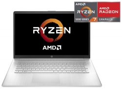 Ноутбук HP 17-cp0093ur Ryzen 7 5700U/16Gb/SSD1Tb/AMD Radeon/17.3/IPS/FHD 1920x1080/Windows 10/silver/WiFi/BT/Cam