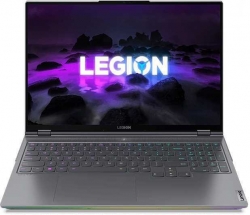 Ноутбук Lenovo Legion 7 16ITHg6 Core i9 11980HK 32Gb SSD1Tb NVIDIA GeForce RTX 3080 16Gb 16 IPS WQXGA 2560x1600 noOS dk.grey WiFi BT Cam