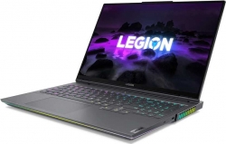 Ноутбук Lenovo Legion 7 16ITHg6 Core i9 11980HK 32Gb SSD1Tb NVIDIA GeForce RTX 3080 16Gb 16 IPS WQXGA 2560x1600 noOS dk.grey WiFi BT Cam