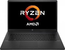 Ноутбук HP 17-cp0089ur Ryzen 3 3250U 4Gb SSD256Gb AMD Radeon 17.3 HD+ 1600x900 Free DOS 3.0 black WiFi BT Cam