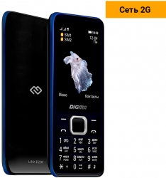 Мобильный телефон Digma LINX B280 32Mb черный моноблок 2.44 240x320 0.08Mpix GSM900/1800