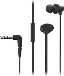 Гарнитура вкладыши Panasonic RP-TCM130GEK 1.2м черный проводные в ушной раковине