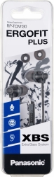 Гарнитура вкладыши Panasonic RP-TCM130GEK 1.2м черный проводные в ушной раковине