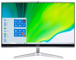 Моноблок Acer Aspire C22-1650 21.5 Full HD i5 1135G7 (2.4) 8Gb SSD256Gb UHDG CR Windows 10 WiFi BT 65W клавиатура мышь Cam серебристый 1920x1080