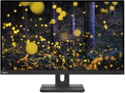 Монитор Lenovo 27 ThinkVision E27q-20 черный IPS 4ms 16:9 HDMI матовая 1000:1 300cd 178гр/178гр 2560x1440 DisplayPort