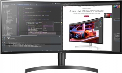 Монитор LG 34 UltraWide 34WL85C-B черный IPS LED 21:9 HDMI M/M матовая HAS 1000:1 300cd 178гр/178гр 3440x1440 DisplayPort UWQHD+ USB 8кг
