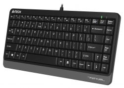 Клавиатура A4Tech Fstyler FKS11 черный/серый USB