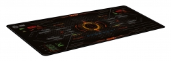 Коврик для мыши Cactus CS-MP-PRO05XXL Skytrek черный 900x400x3мм