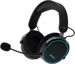 Наушники с микрофоном Оклик HS-L990G черный 1.5м мониторные Radio оголовье (WGH-103)